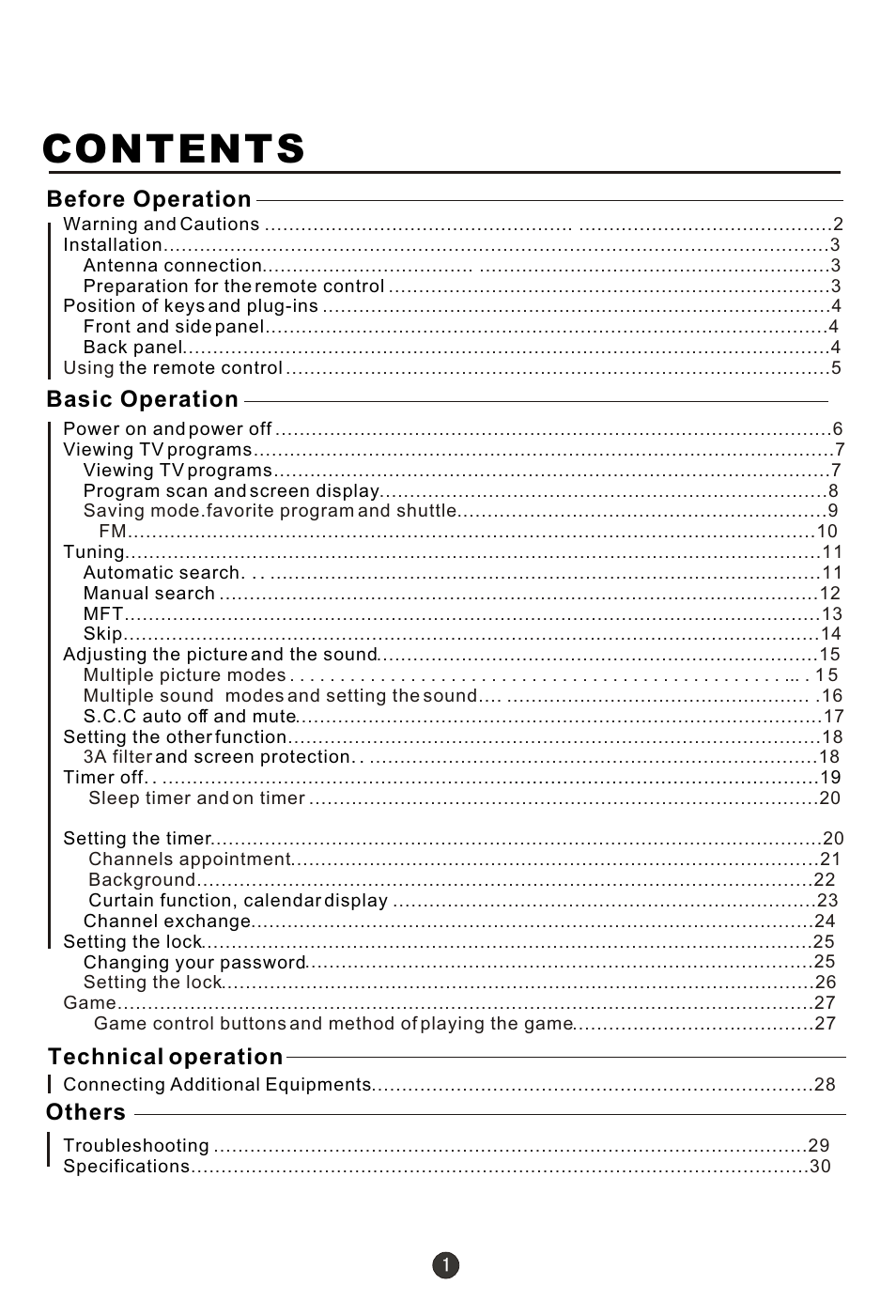 haier 29FA10-AM User Manual | Page 2 / 32