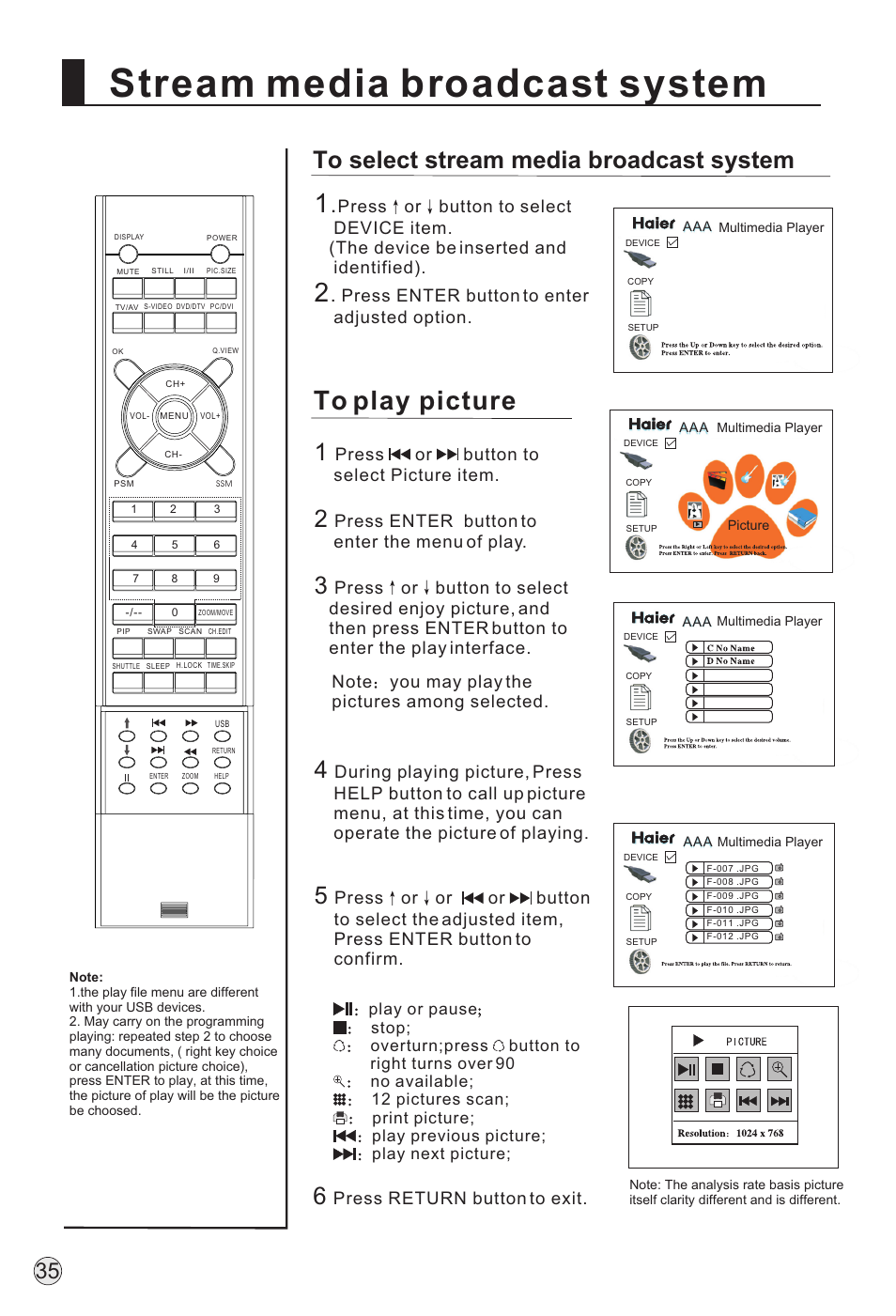 Stream media broadcast system | haier P60A11-AK User Manual | Page 37 / 50