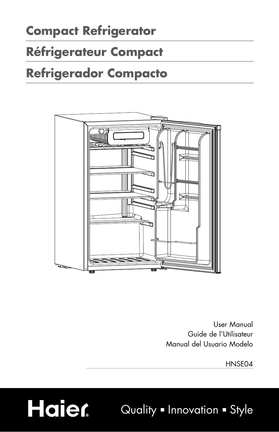 haier HNSE04 User Manual | 52 pages