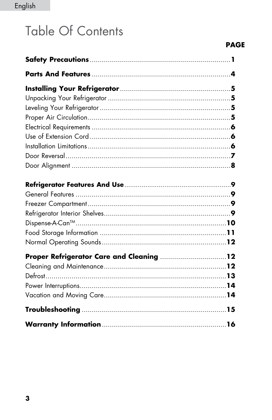 haier HNSE04 User Manual | Page 4 / 52