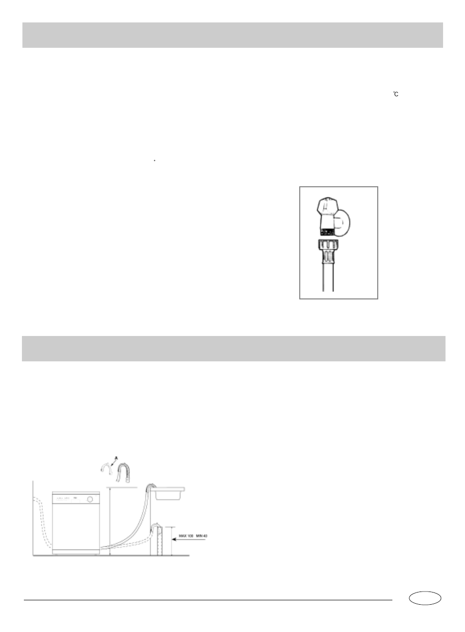 Gb installation, Installation | haier HDW101SS User Manual | Page 10 / 11