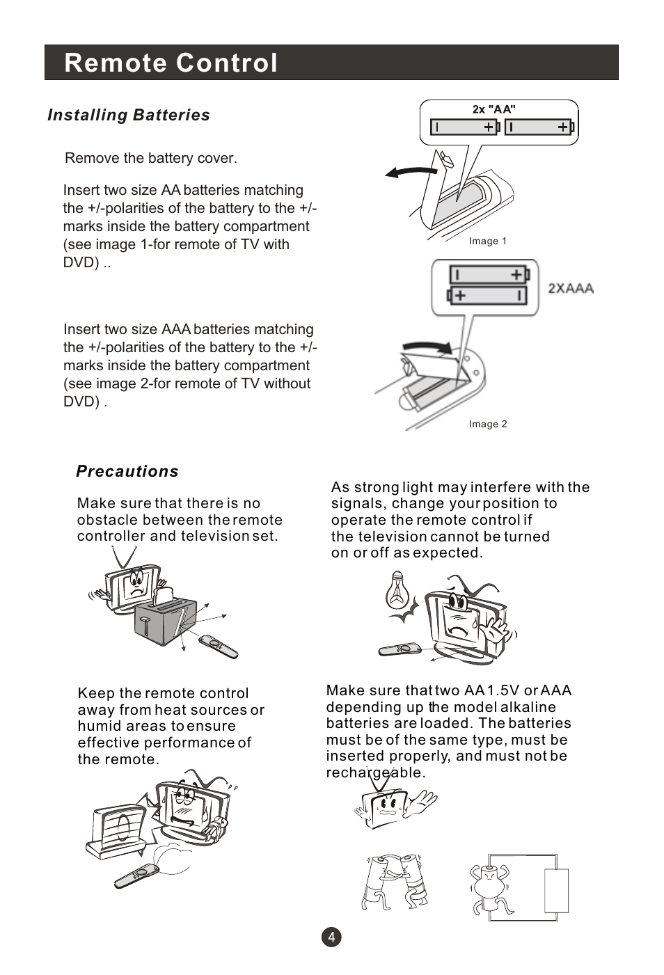 Remote control | haier HL19T User Manual | Page 9 / 47