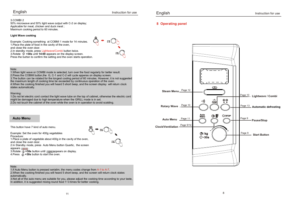 Т³гж 11, English | haier EB-2080EGV User Manual | Page 11 / 12