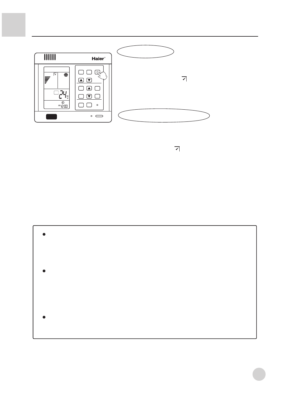 Operation instruction, Swing | haier AB422BCBAA User Manual | Page 11 / 37