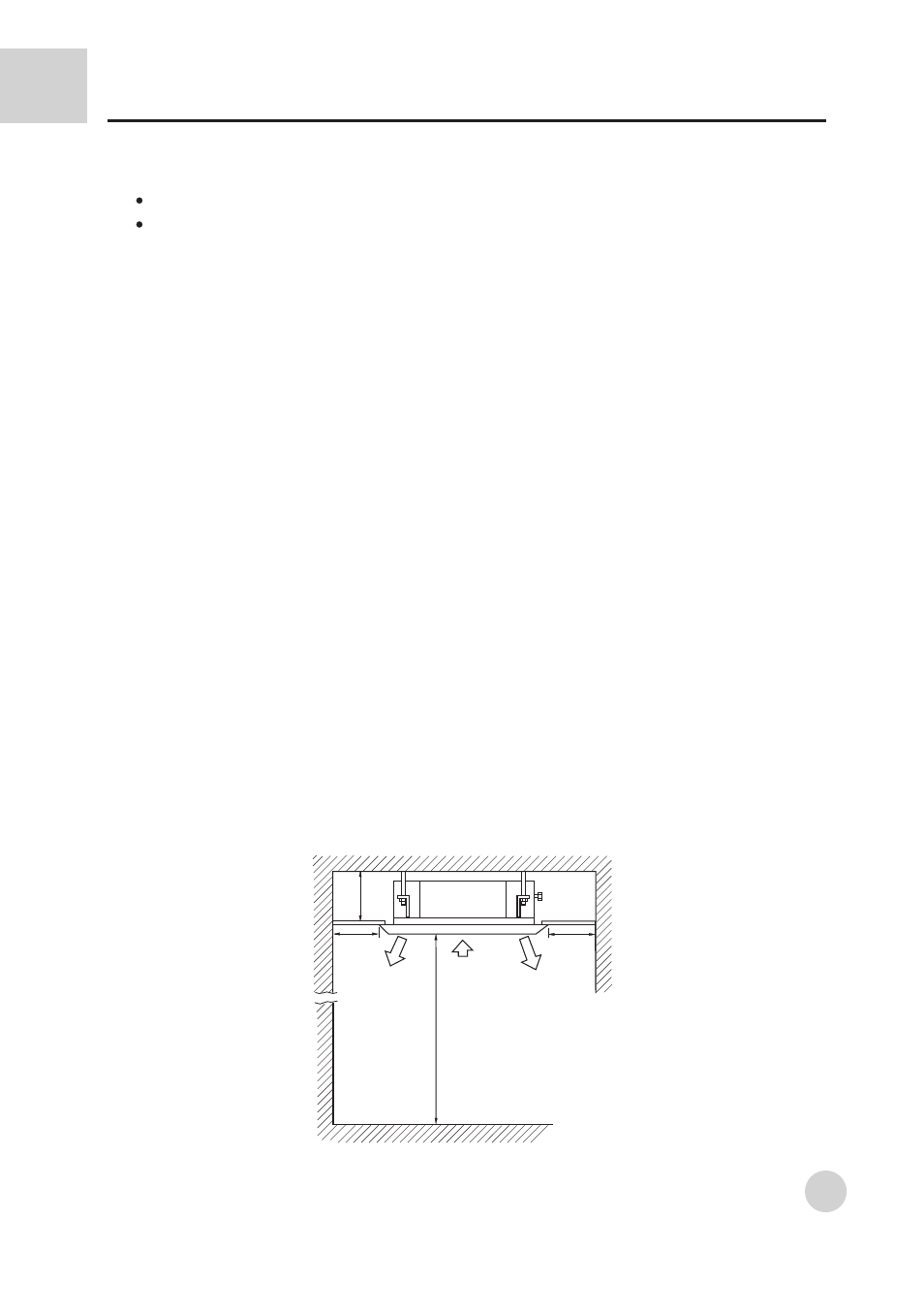 Installation procedure, Install indoor unit, Space installation needed (unit: mm) | haier AB422BCBAA User Manual | Page 25 / 37