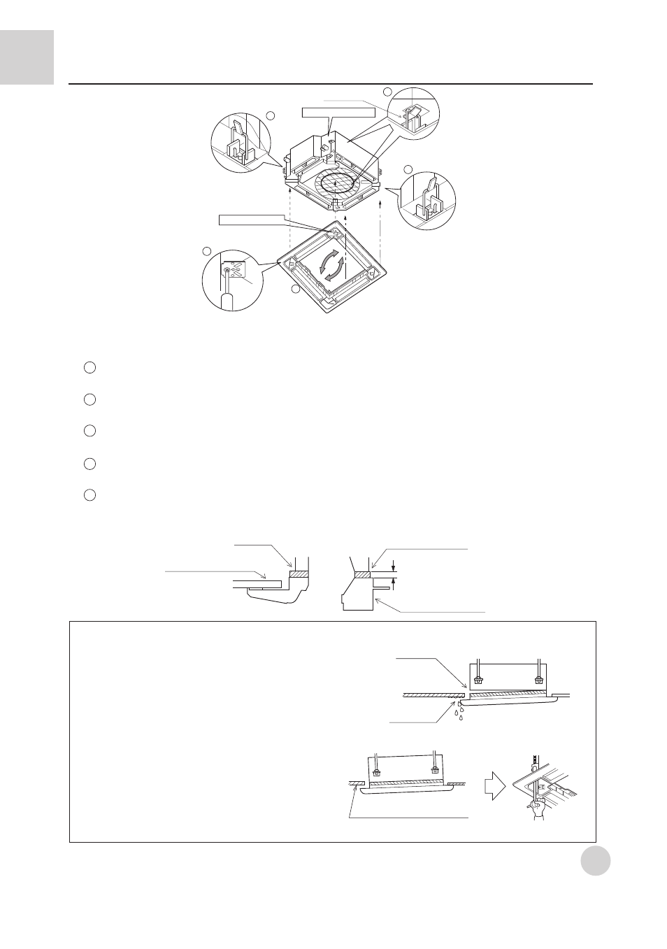 Installation procedure, Install the decorative panel, Notice | 1) install decorative panel | haier AB422BCBAA User Manual | Page 33 / 37