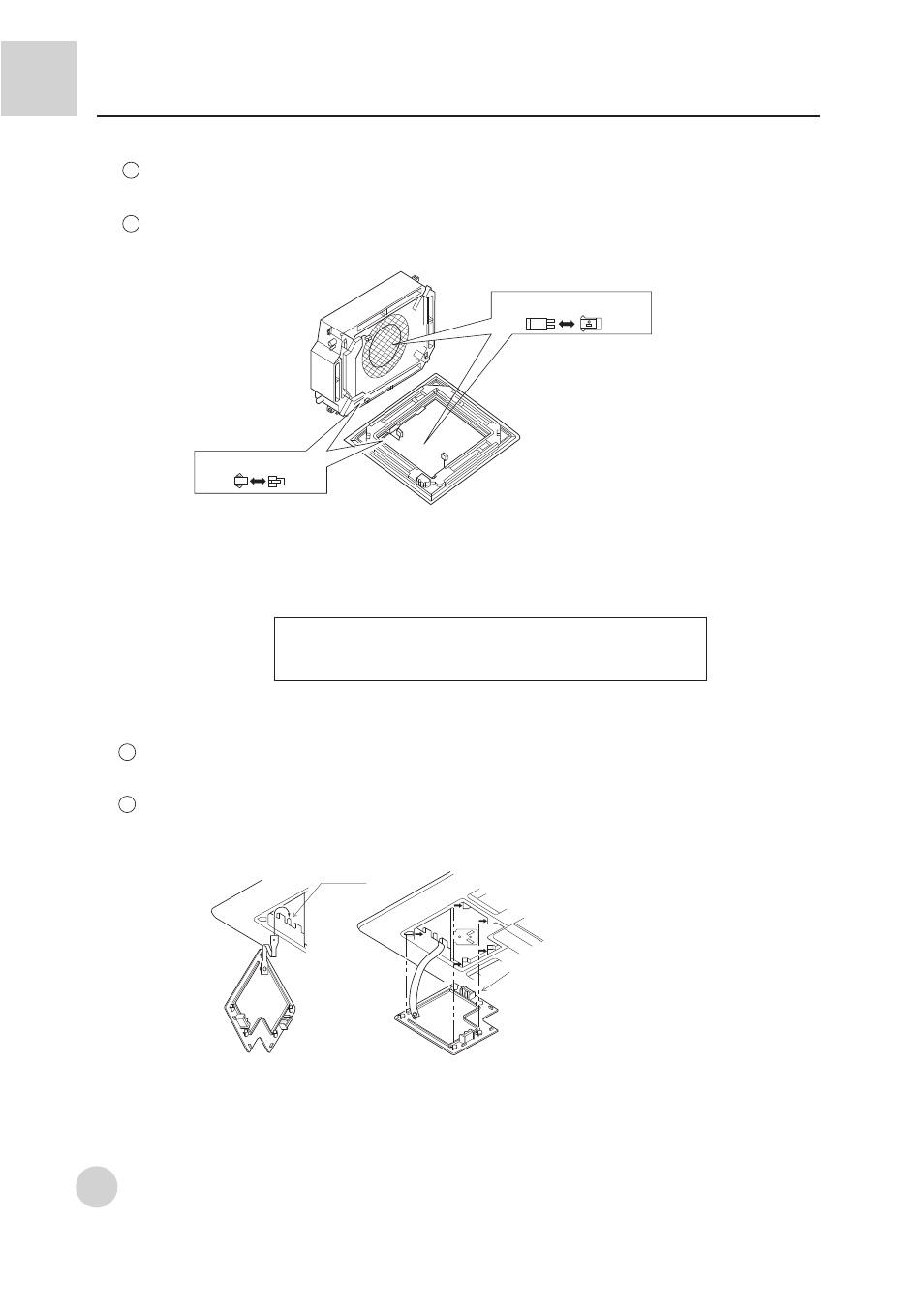 Installation procedure, Install the decorative panel | haier AB422BCBAA User Manual | Page 34 / 37