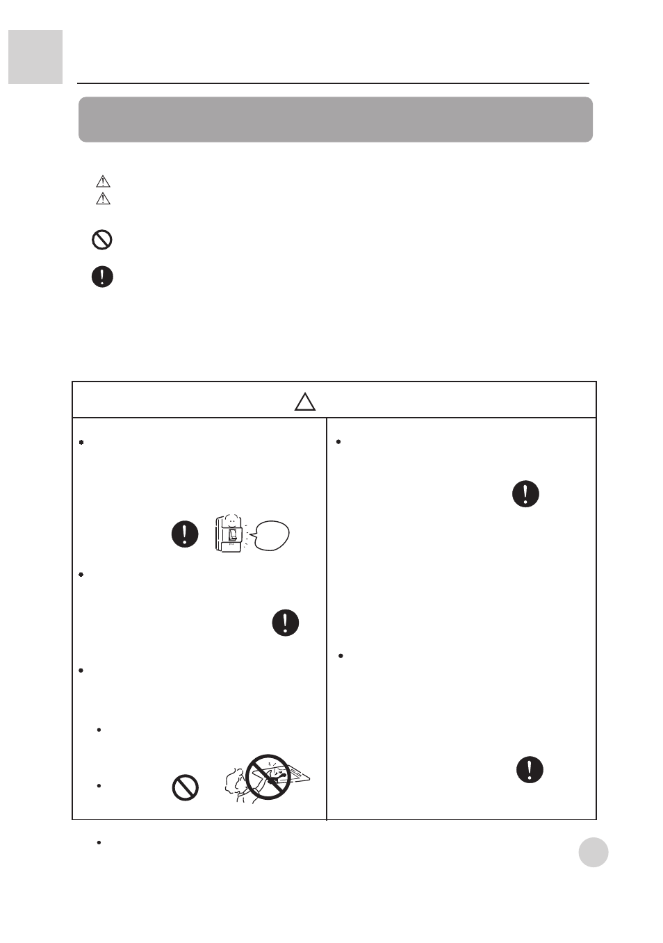 Warning, Safety precautions | haier AB422BCBAA User Manual | Page 7 / 37