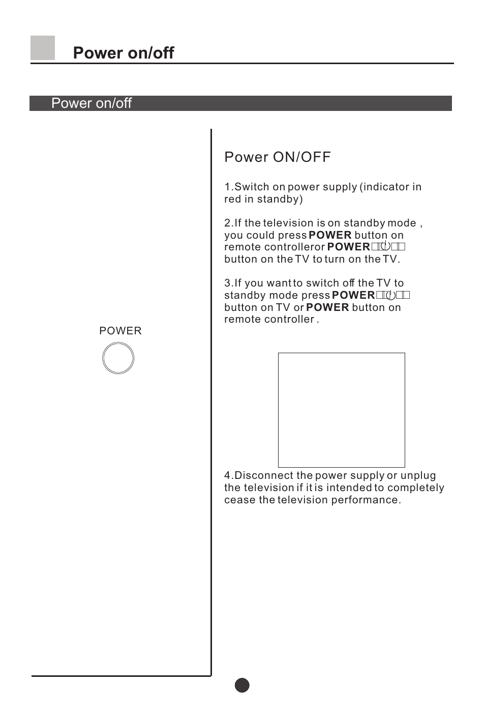 Т³11, Power on/off, Power on/off power on/off | haier L37A9-AKF User Manual | Page 11 / 47