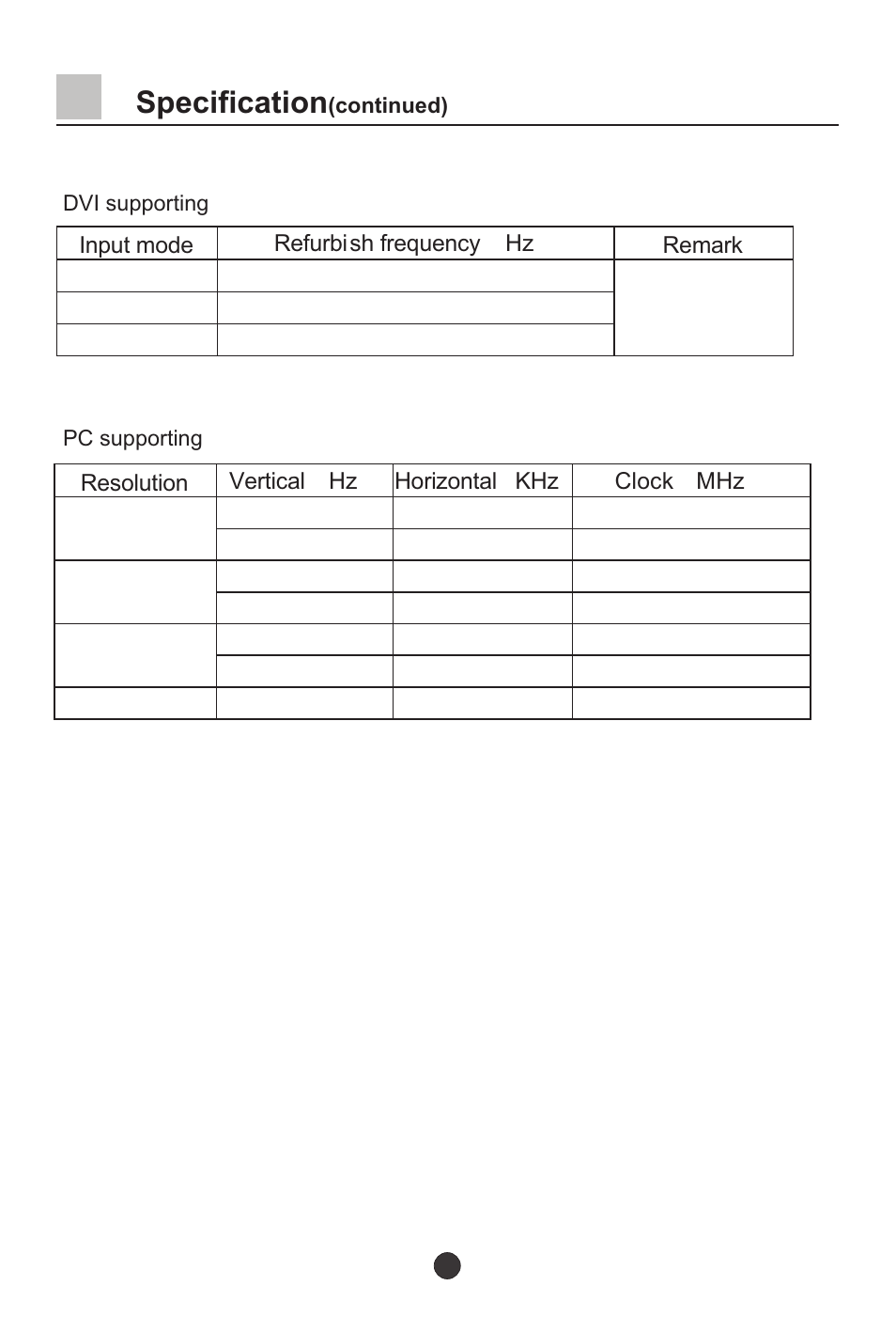 Т³46, Specification | haier L37A9-AKF User Manual | Page 46 / 47