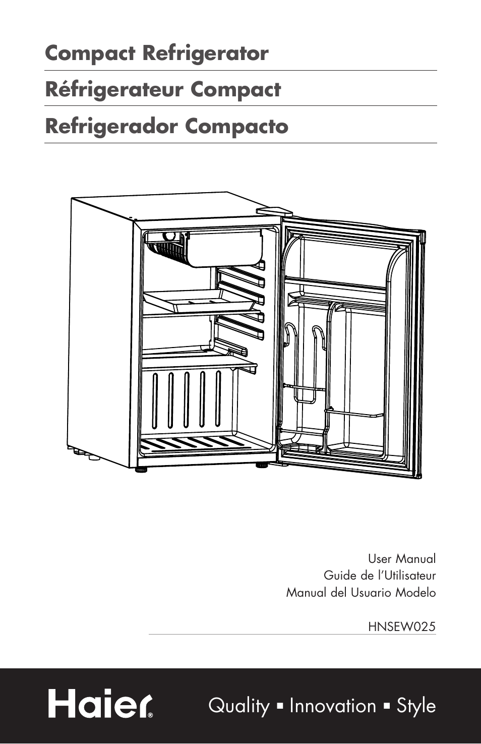haier COMPACT HNSEW025 User Manual | 52 pages