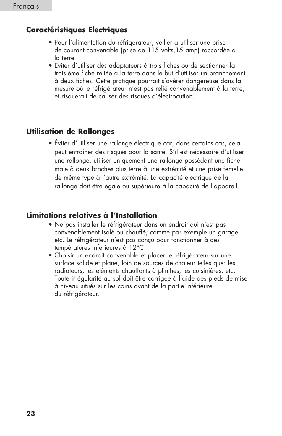 haier COMPACT HNSEW025 User Manual | Page 24 / 52