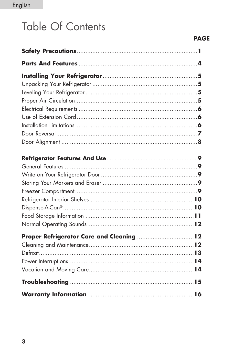 haier COMPACT HNSEW025 User Manual | Page 4 / 52