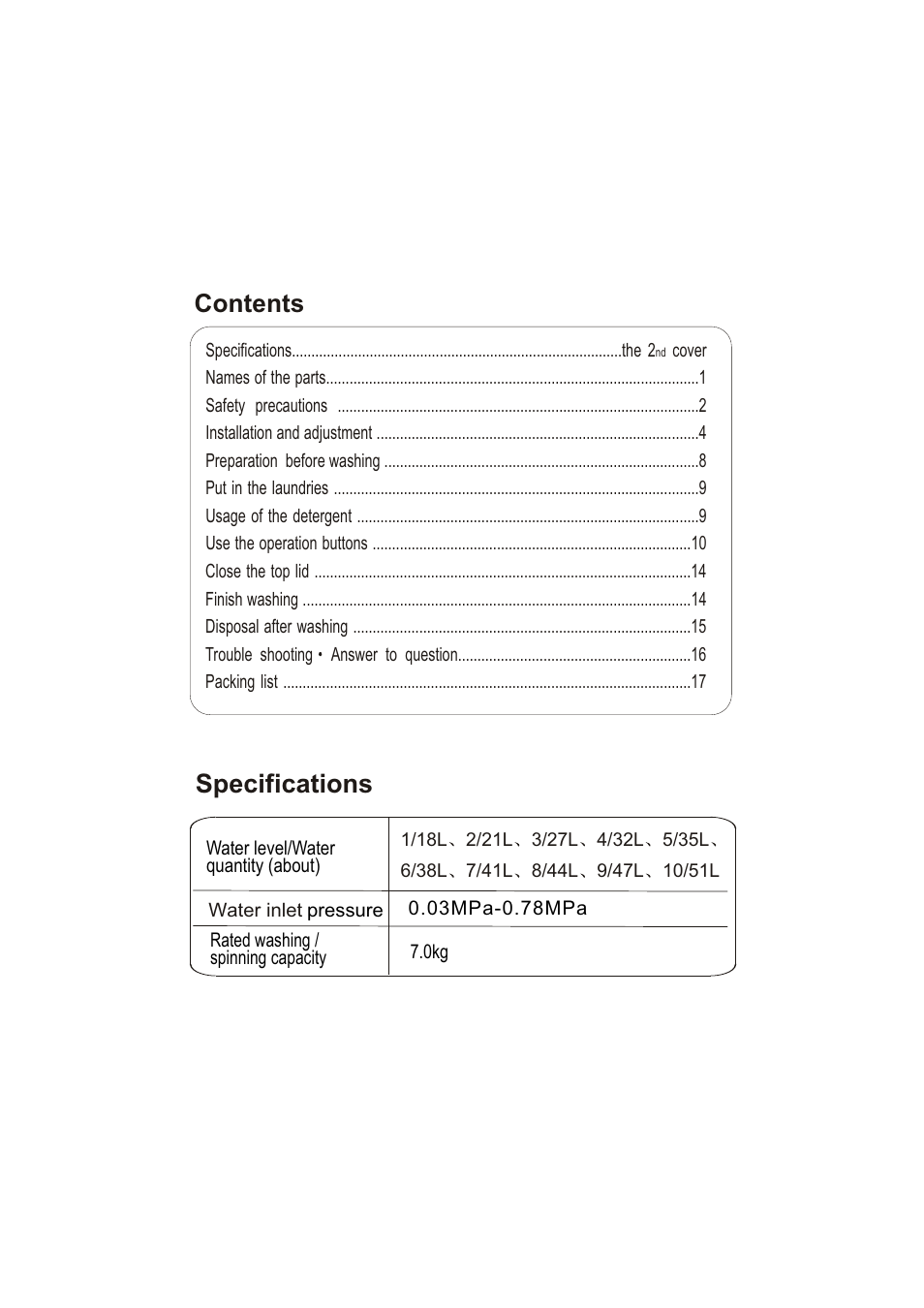 haier HWM70-10 User Manual | Page 2 / 20