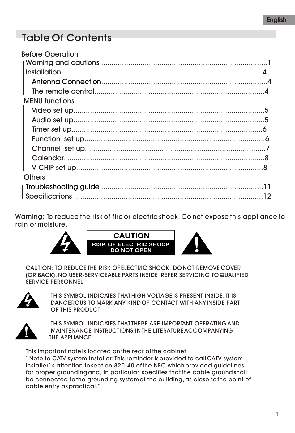 haier HTAF21B User Manual | Page 2 / 38
