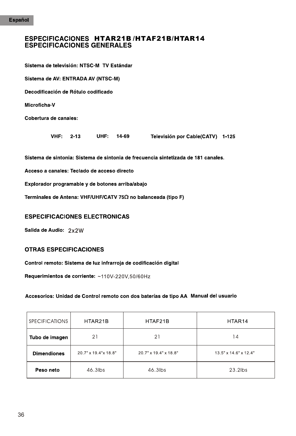 Т³гж 37 | haier HTAF21B User Manual | Page 37 / 38
