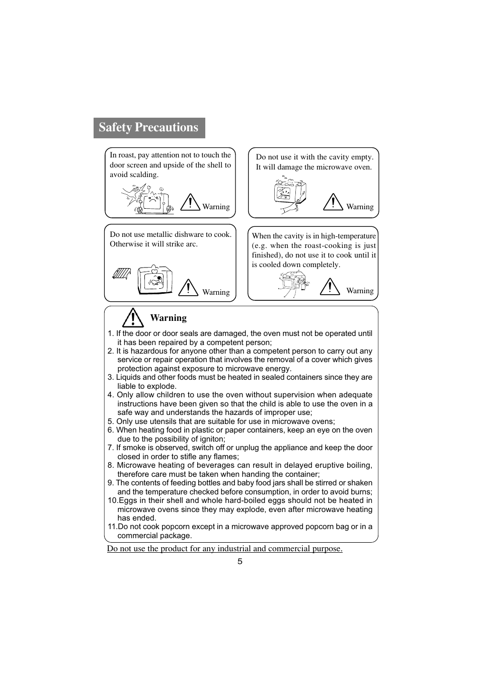 Safety precautions | haier HR-7857A User Manual | Page 6 / 22