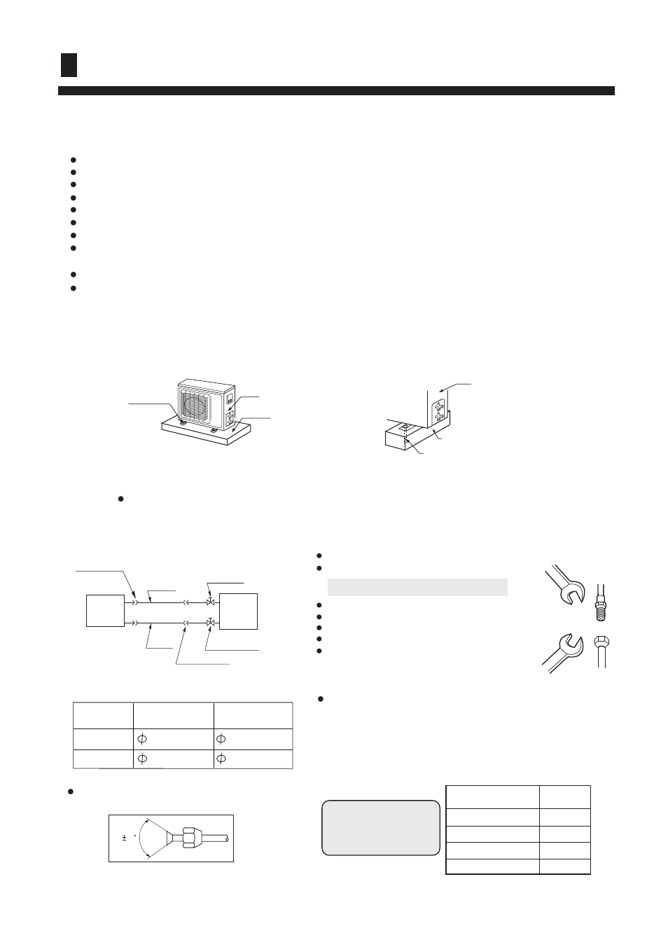 Installation procedures, Refrigerant piping, Installation of outdoor unit | Selection of hte place of installation | haier AC142ACERA User Manual | Page 16 / 25