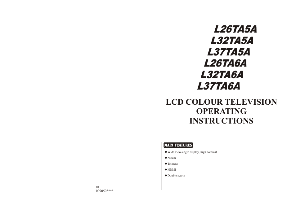 haier L26TA6A User Manual | 17 pages