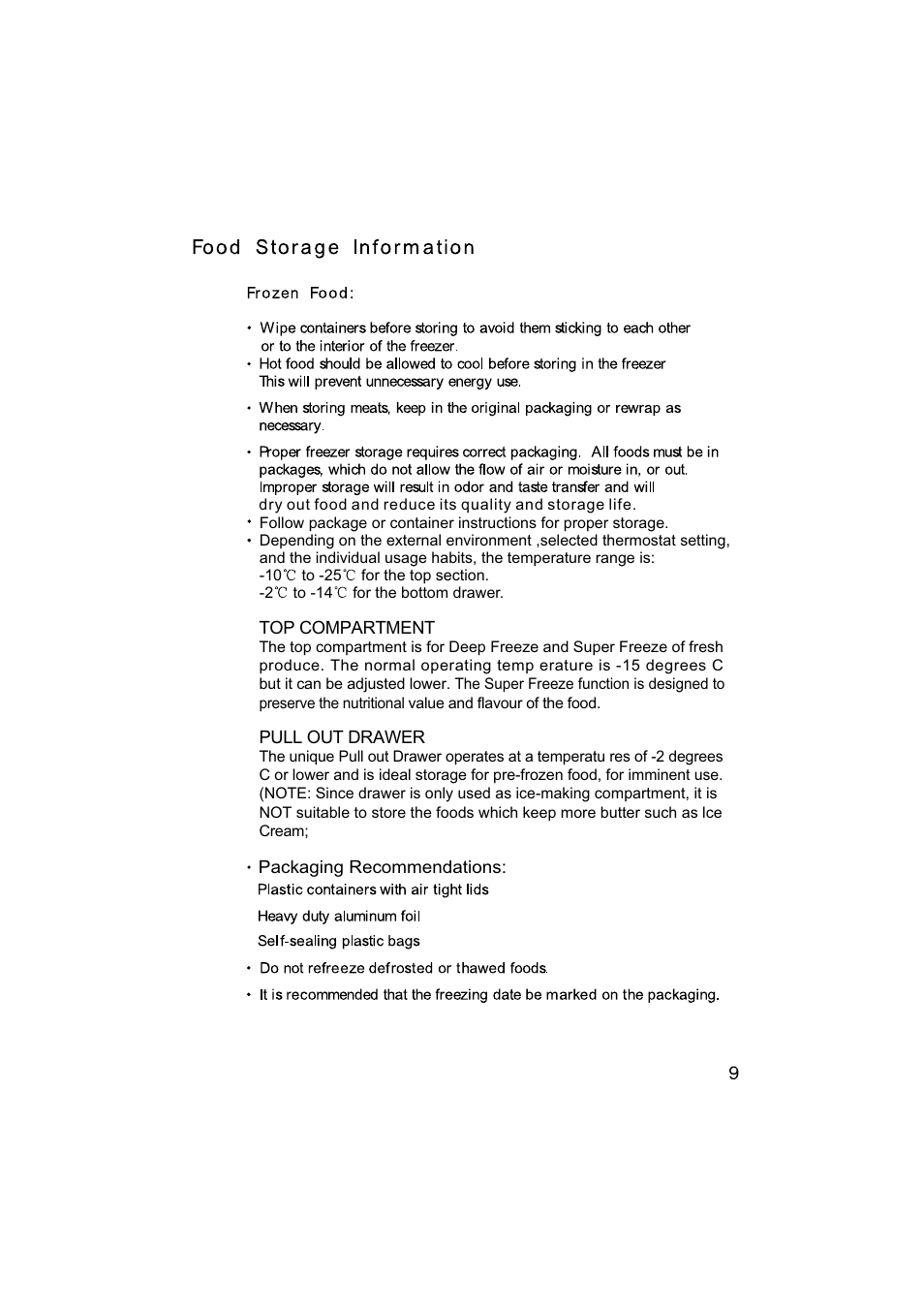 haier HFM185 User Manual | Page 10 / 15