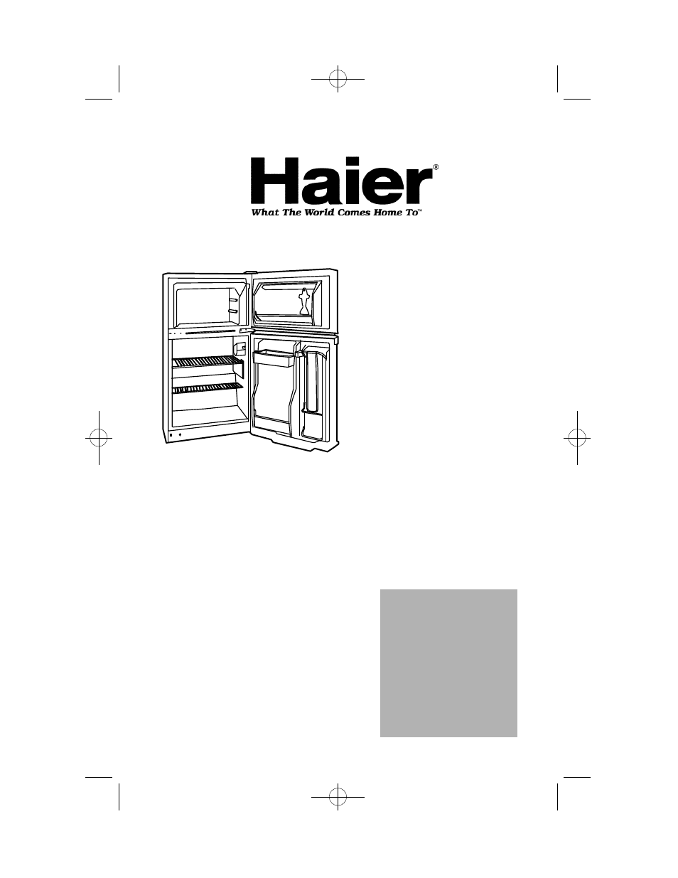 haier HDE03WNA User Manual | 20 pages