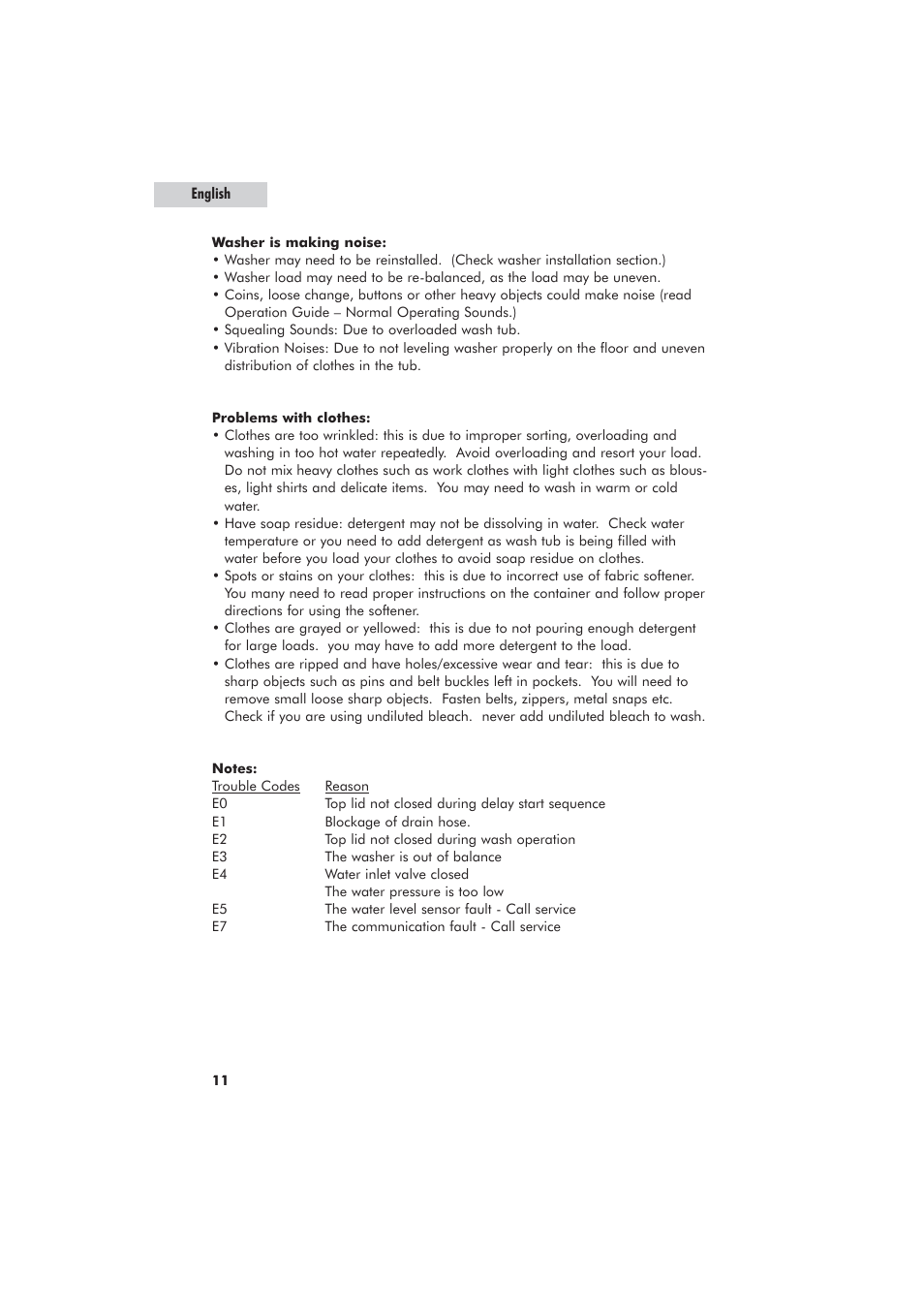 haier GWT700AW User Manual | Page 12 / 52