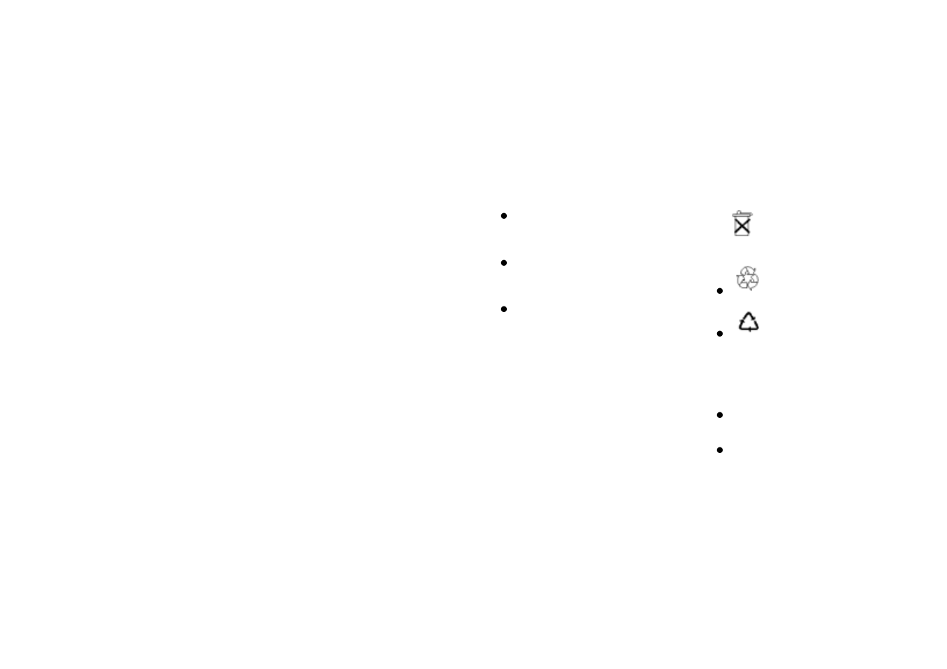 Important, Environment protection, Battery | Packaging | haier N60 User Manual | Page 102 / 103