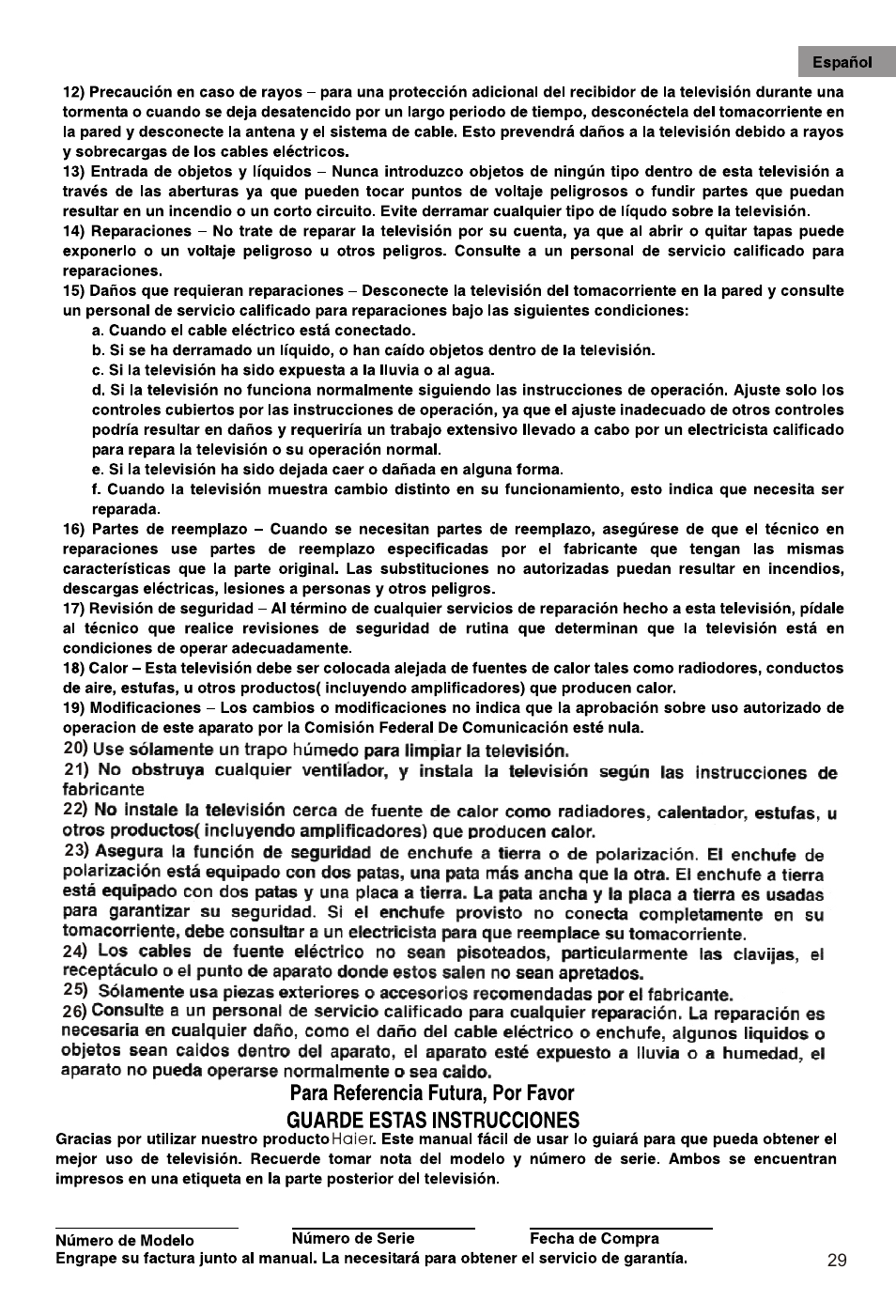 Т³гж 30 | haier HTAR21 User Manual | Page 30 / 41