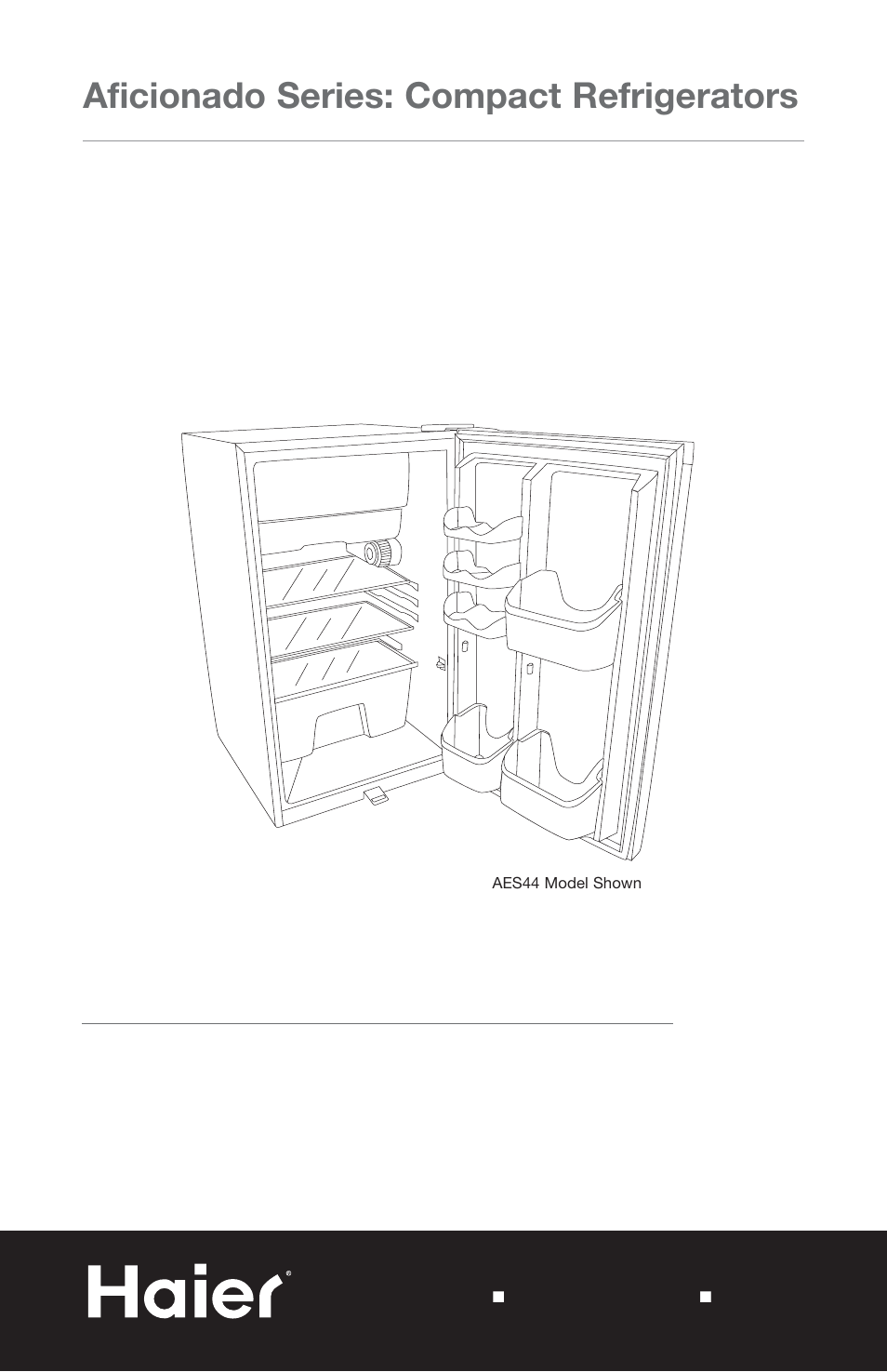 haier AES44 User Manual | 15 pages