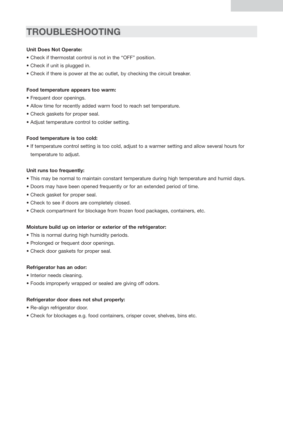 Troubleshooting, English 12 | haier AES44 User Manual | Page 13 / 15