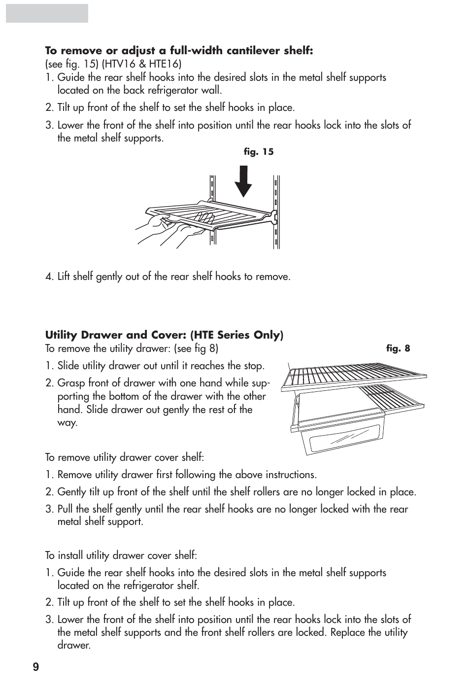 haier HRF12WNDWW User Manual | Page 10 / 54