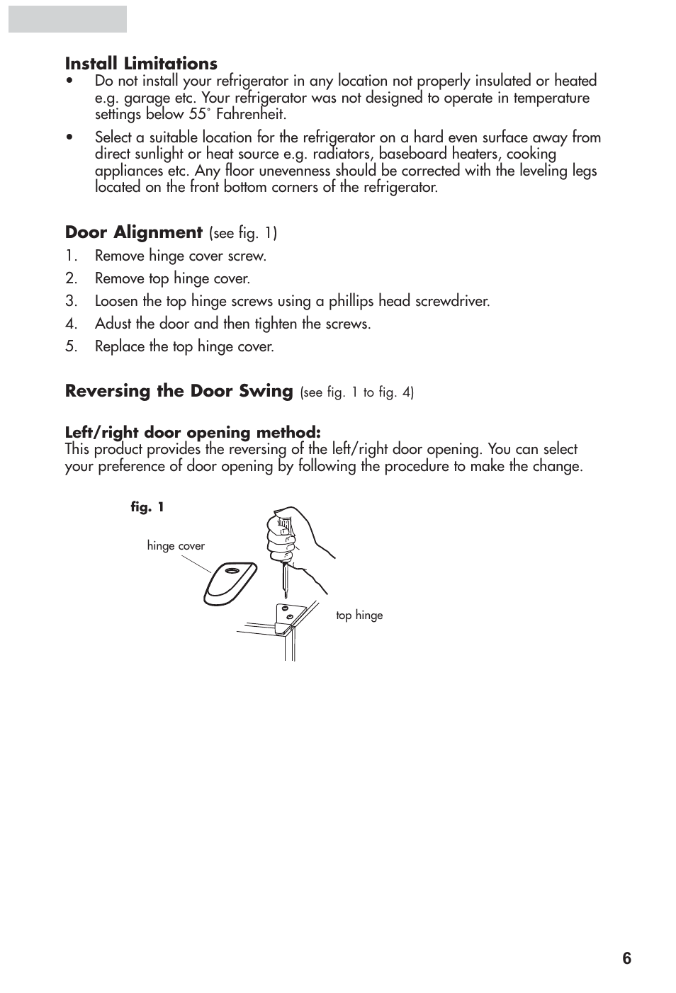 haier HRF12WNDWW User Manual | Page 7 / 54