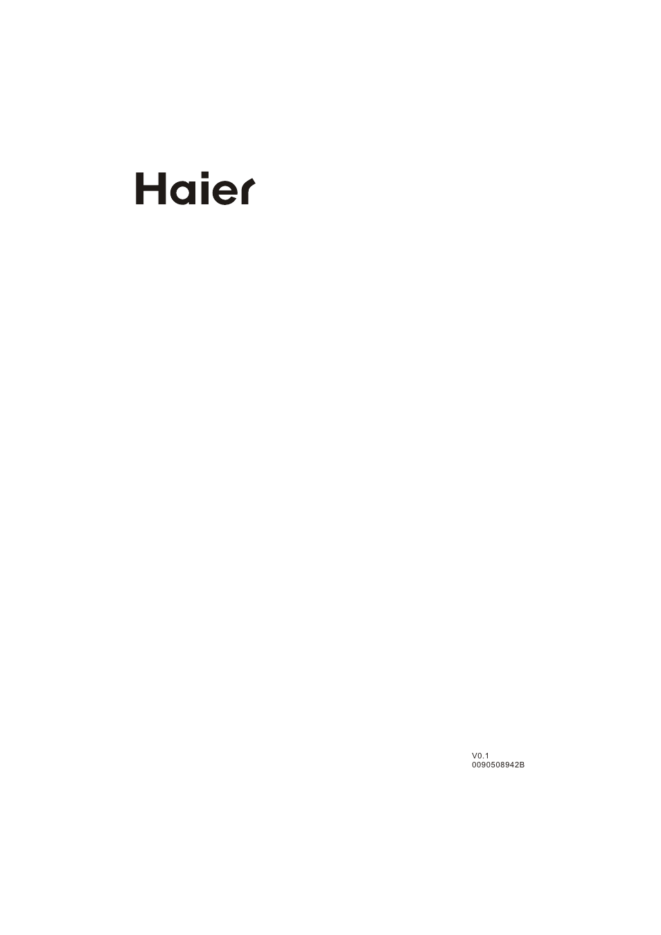 haier L15A10B User Manual | Page 28 / 28