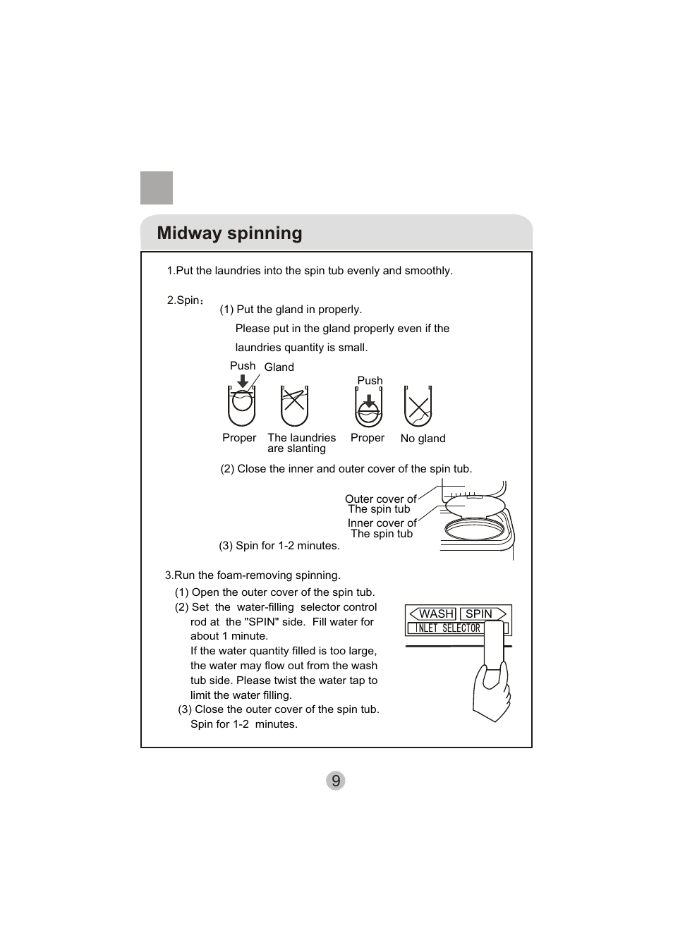 Midway spinning | haier HWM75-276S User Manual | Page 11 / 18