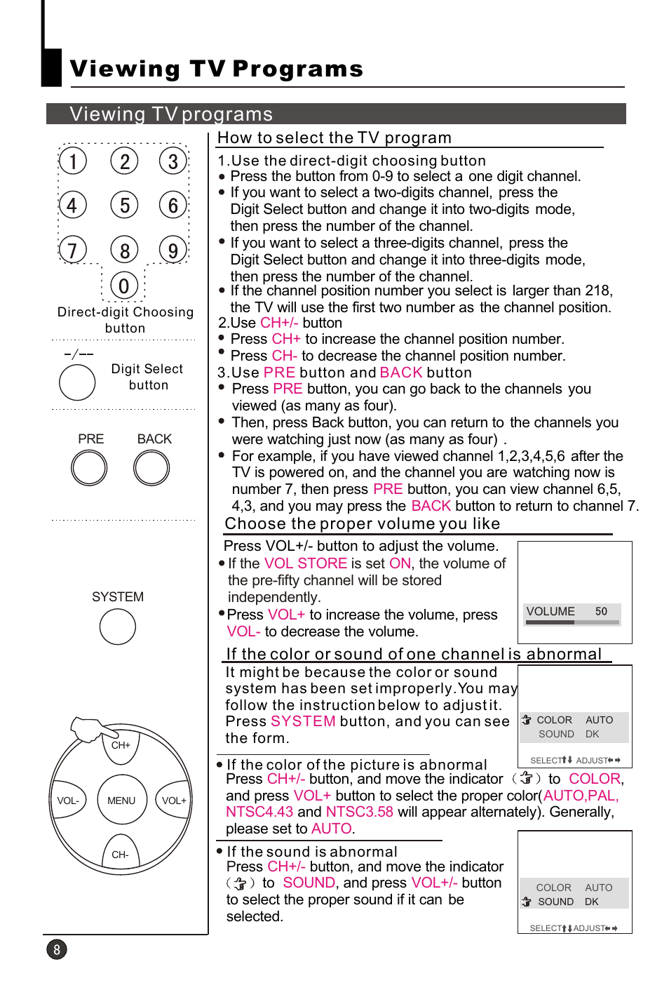 Т³гж 10, Viewing tv programs | haier HT-3768 User Manual | Page 9 / 30