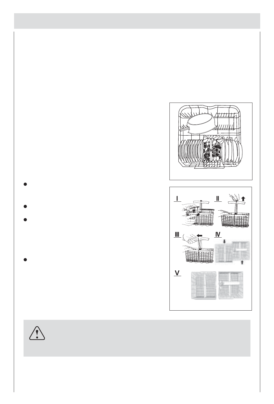 How to use the lower rack, Warning | haier DW15-PFE1 User Manual | Page 13 / 32