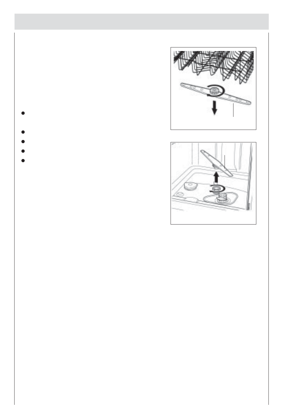 Spray arms | haier DW15-PFE1 User Manual | Page 24 / 32