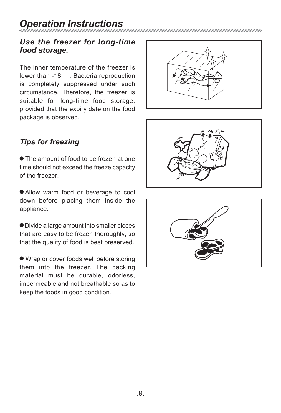 Operation instructions | haier HF-240T User Manual | Page 11 / 19