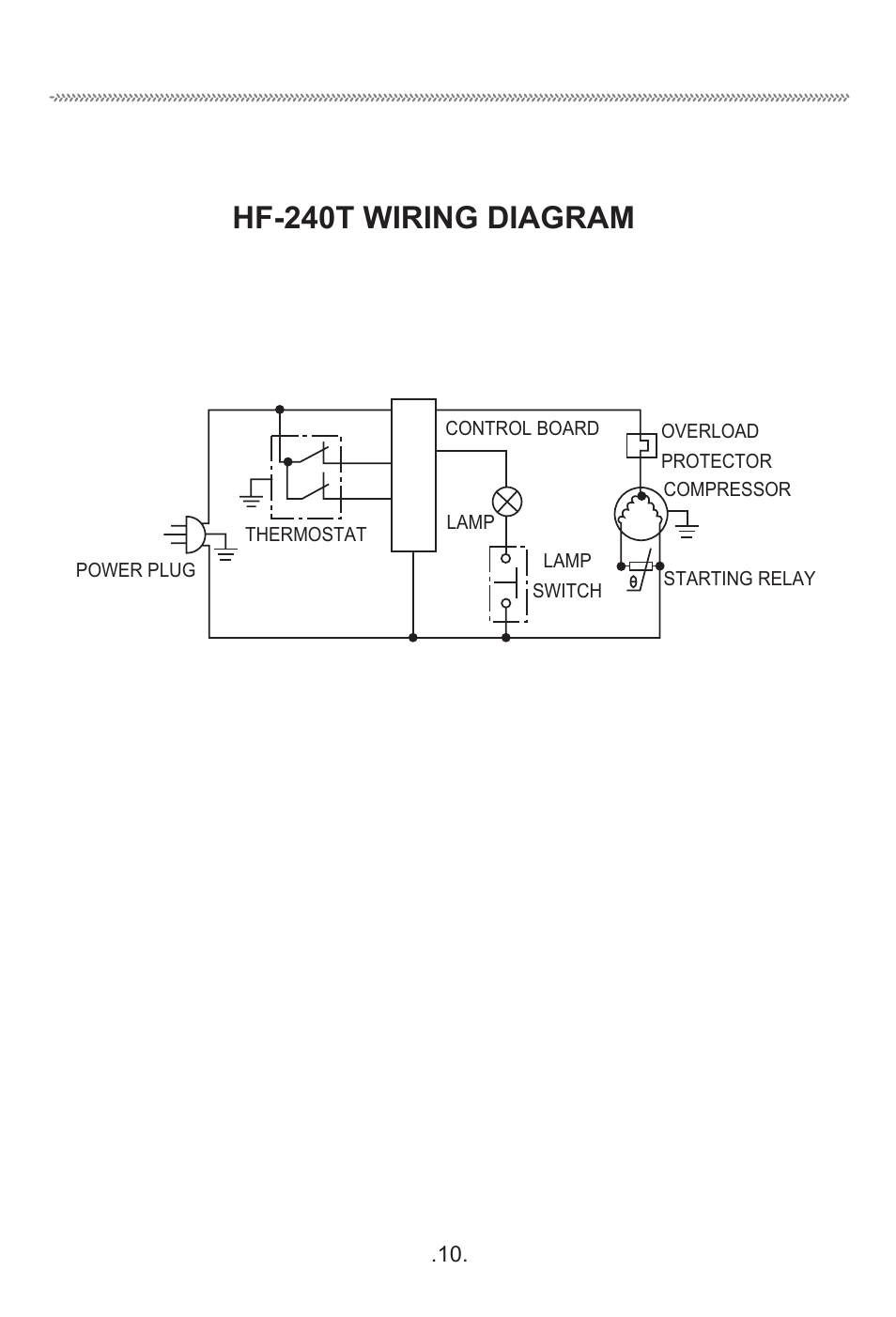 Hf-240t wiring diagram | haier HF-240T User Manual | Page 17 / 19