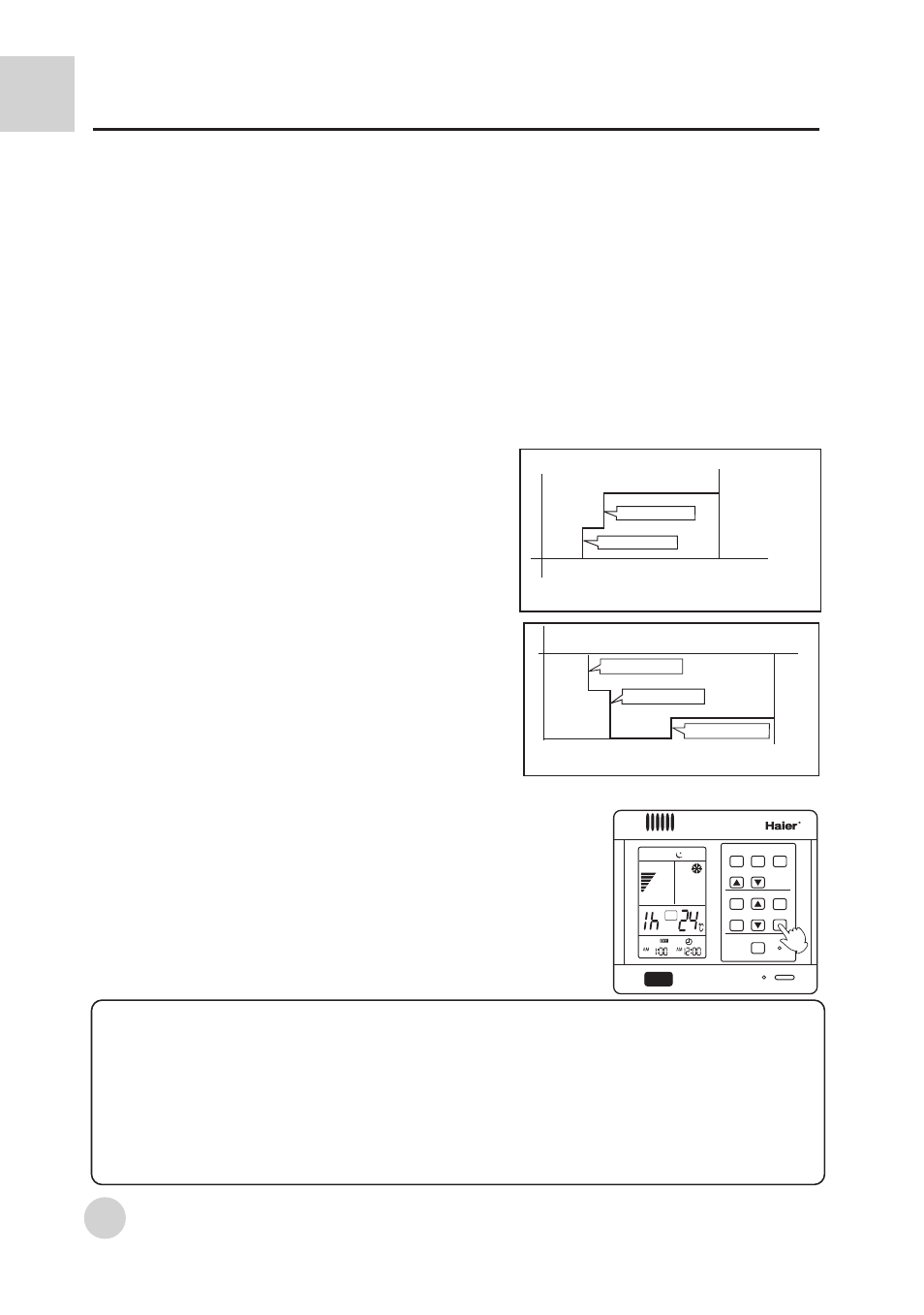 Operation instruction, Sleep operation, Use of sleep function | haier AD422BMBAA User Manual | Page 12 / 31