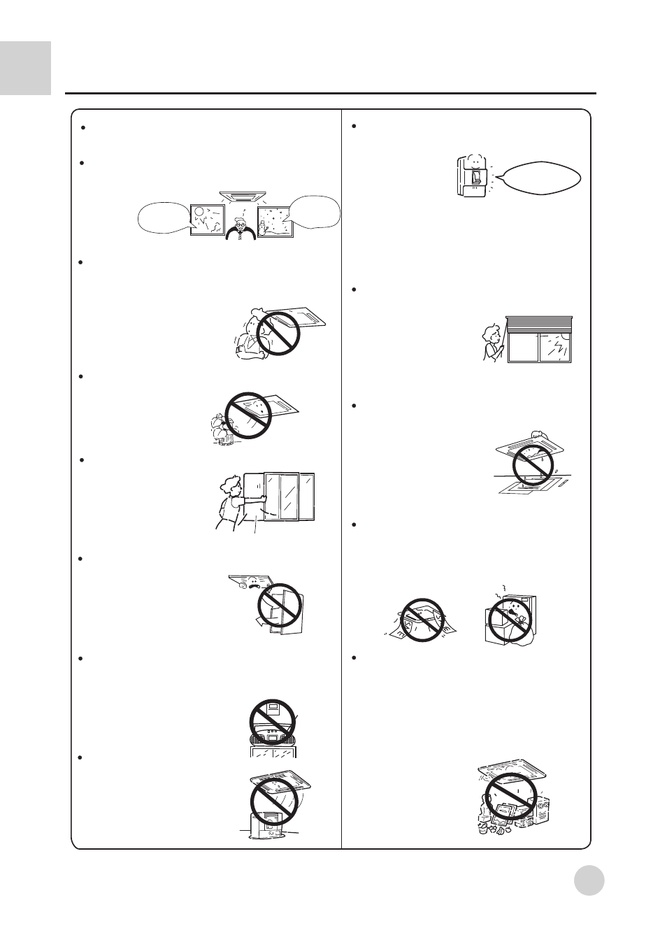 Usersí attention | haier AD422BMBAA User Manual | Page 13 / 31