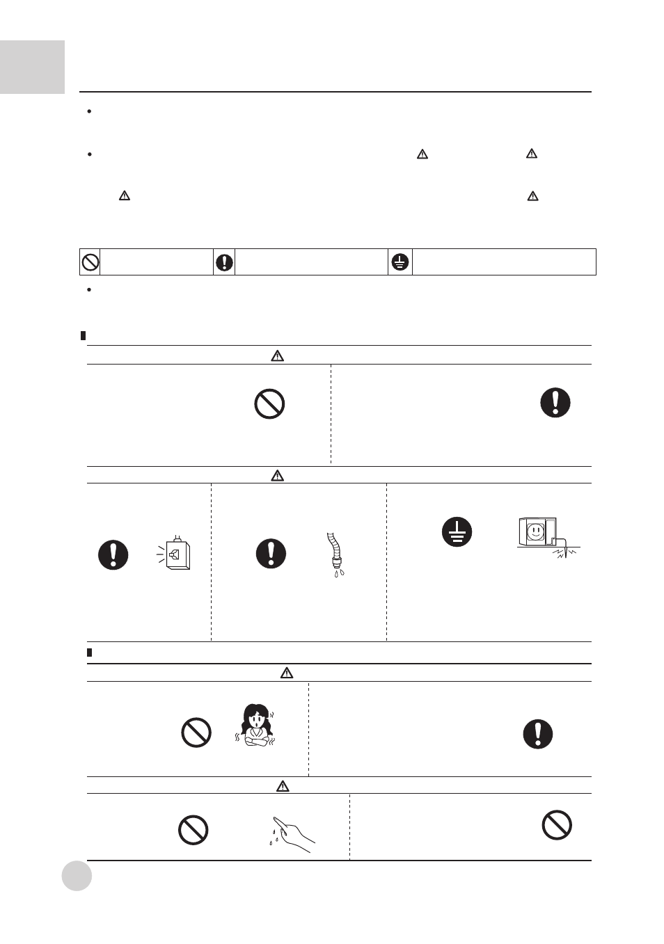 Safety precautions | haier AD422BMBAA User Manual | Page 6 / 31