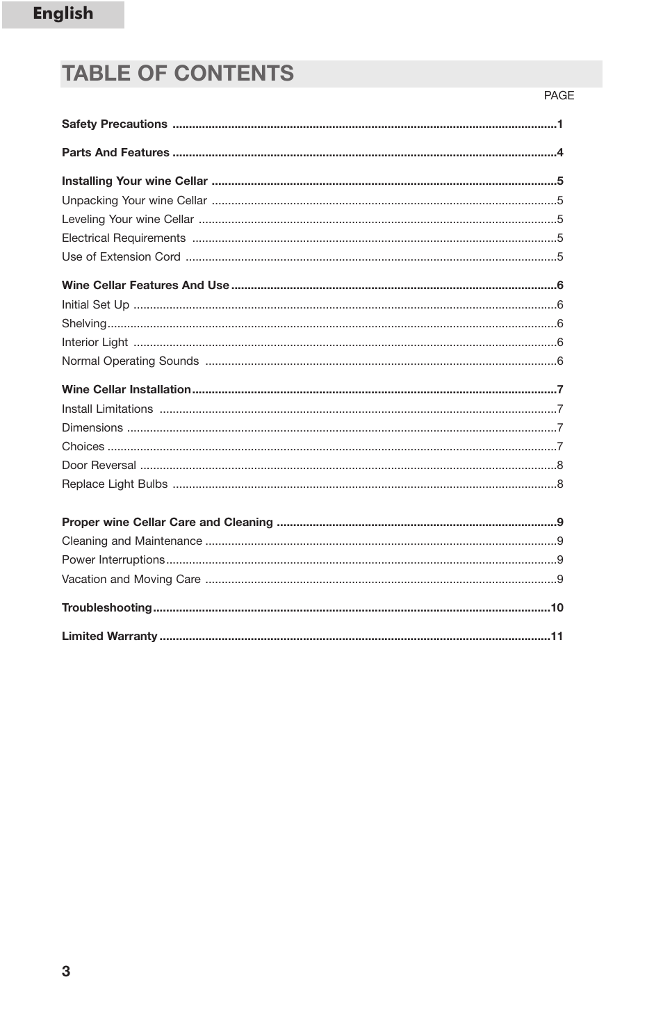 haier HVC24B User Manual | Page 4 / 36