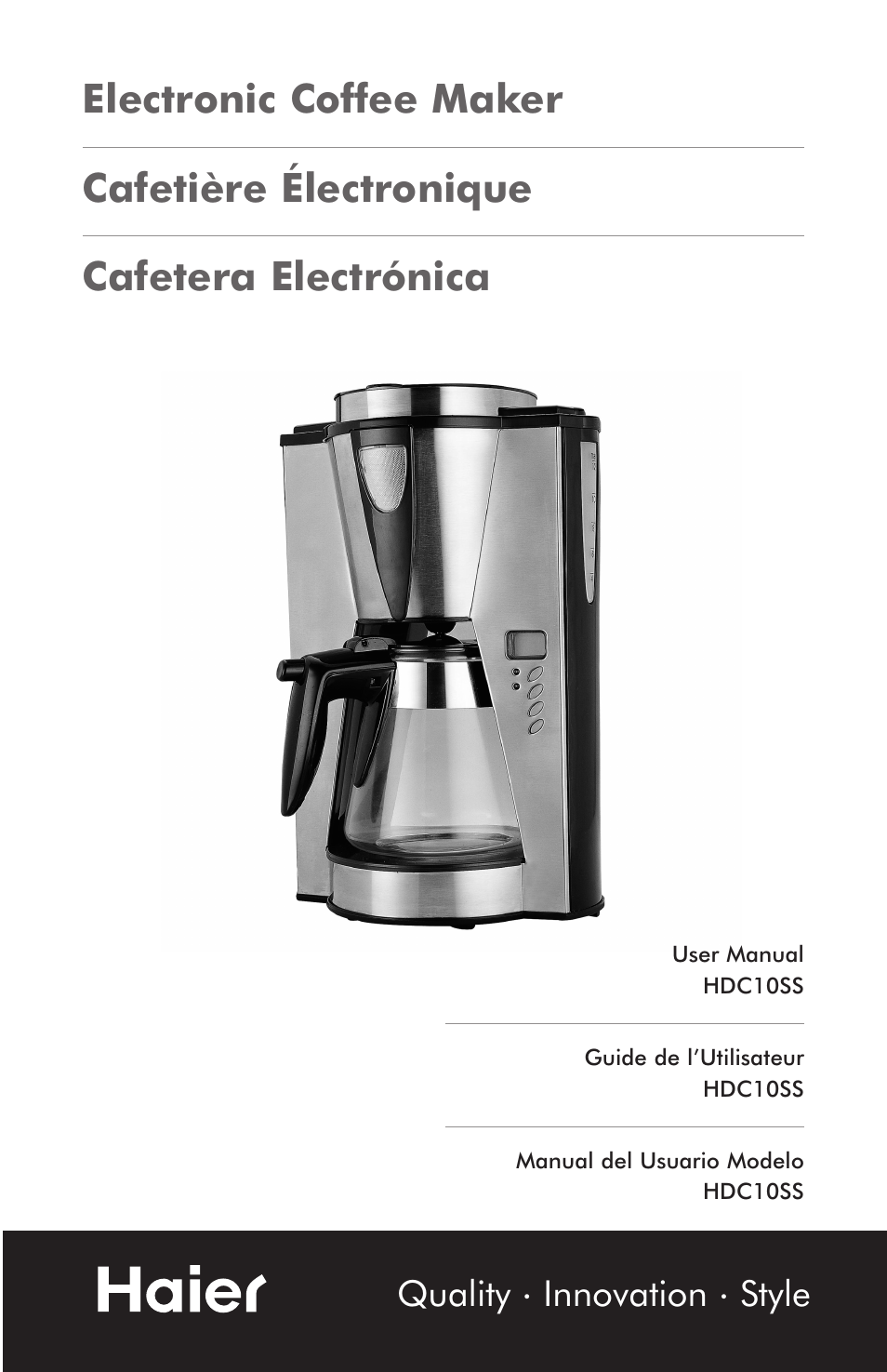 haier HDC10SS User Manual | 12 pages