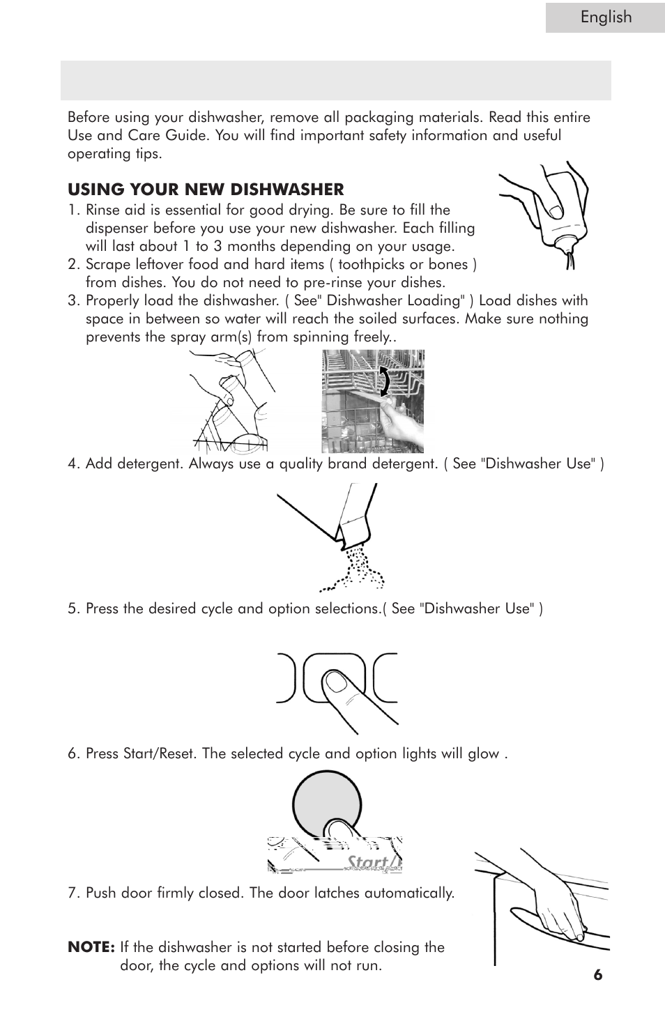 Start-up guide | haier ESD401 User Manual | Page 7 / 34