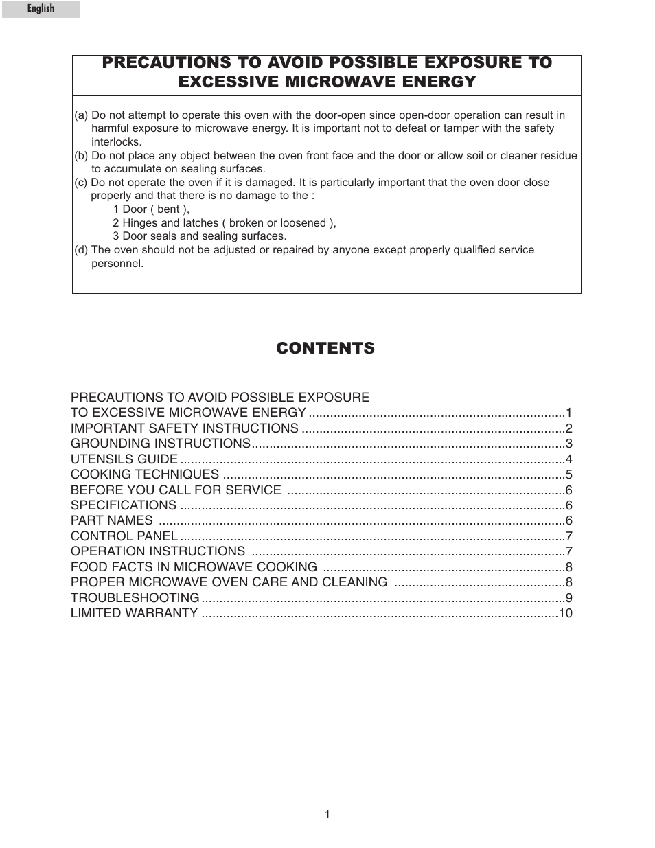 haier MWG7036RW/B User Manual | Page 2 / 12