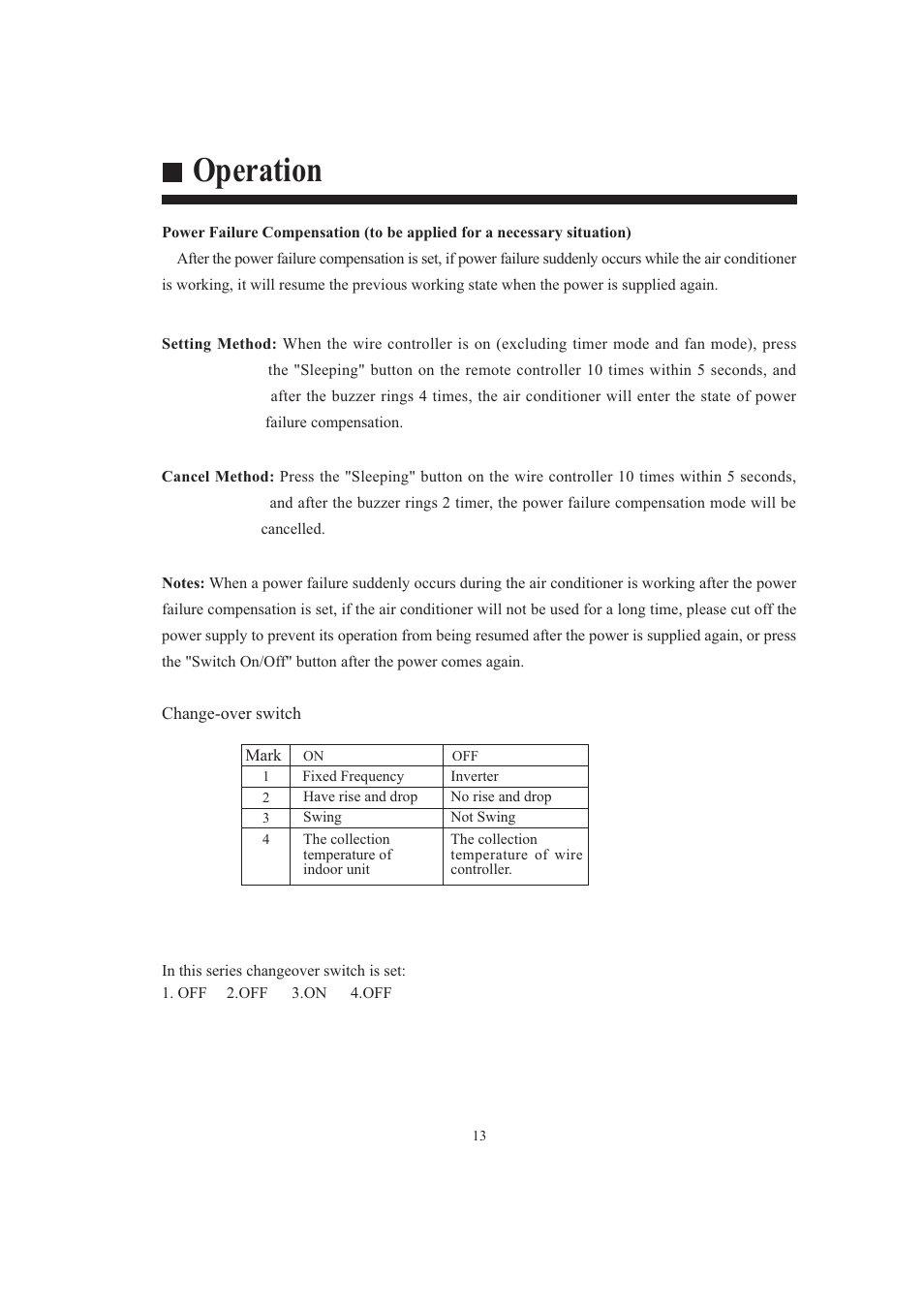 Operation | haier AB482XCAAA AB242XCAAA User Manual | Page 15 / 35