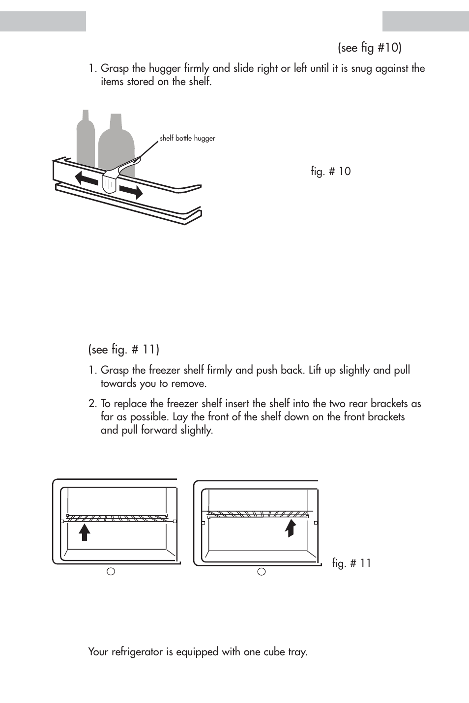 Freezer features | haier HDE11WNA User Manual | Page 14 / 68