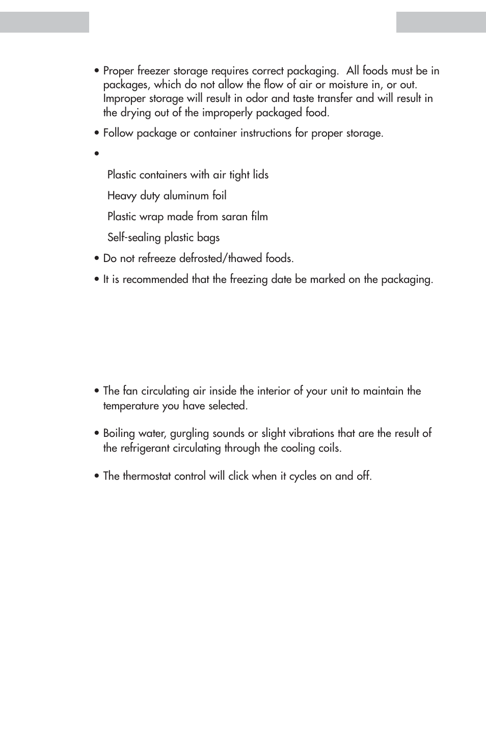 Normal operating sounds you may hear | haier HDE11WNA User Manual | Page 17 / 68