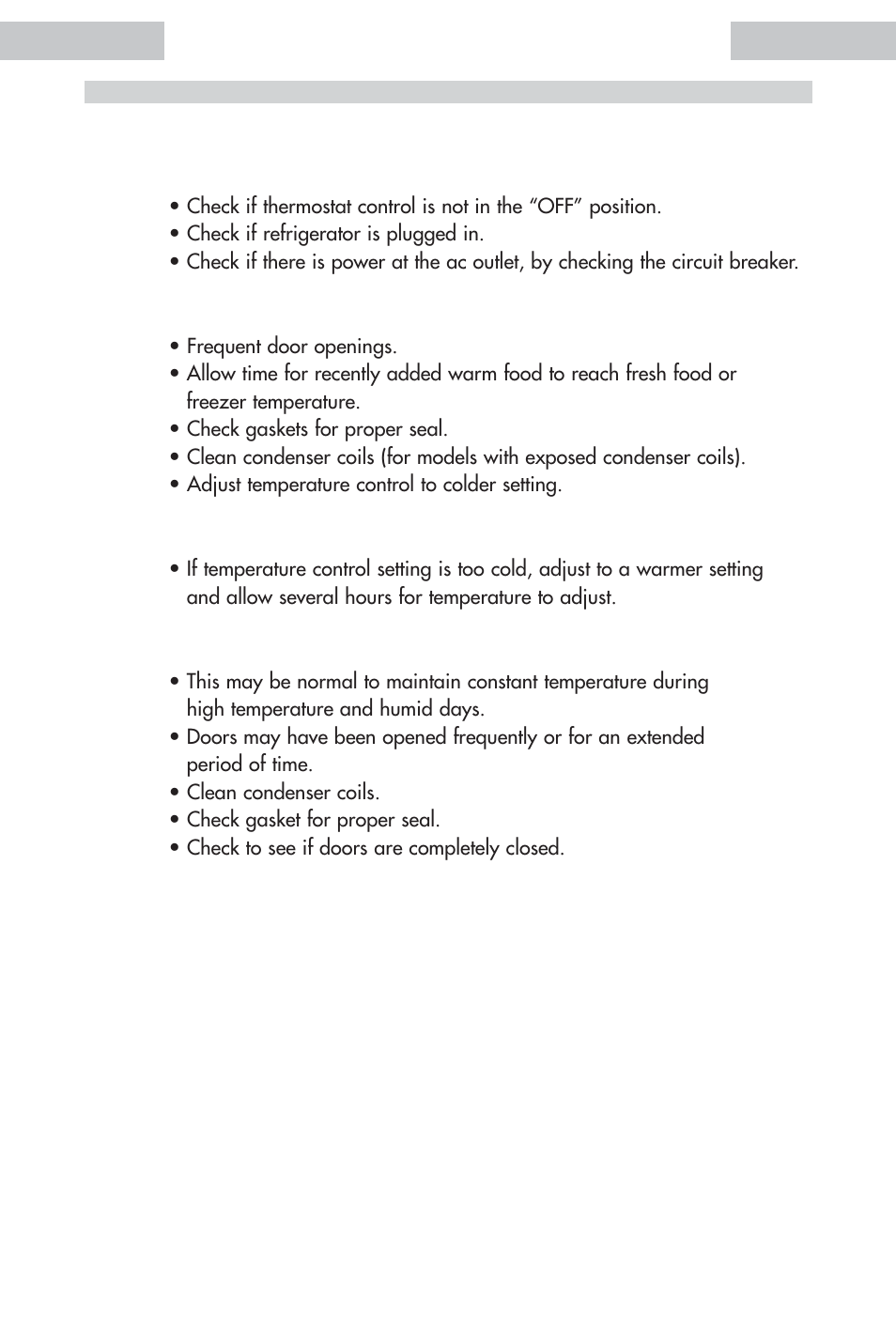 Troubleshooting | haier HDE11WNA User Manual | Page 20 / 68